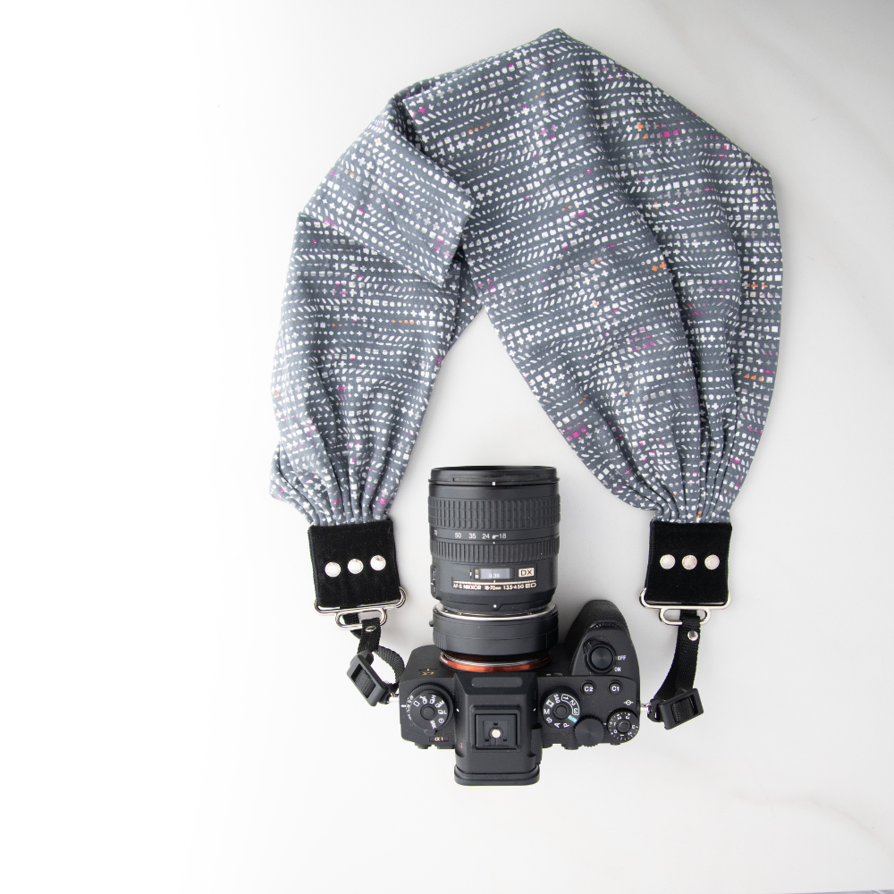 Scarf Camera Strap with Pocket – Capturing Couture