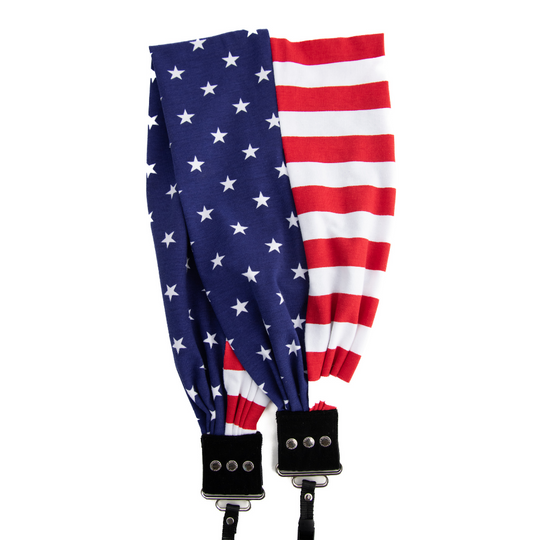 USA pocket scarf camera strap