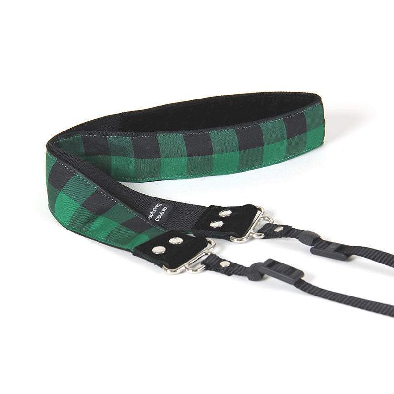 Buffalo Plaid camera strap
