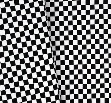 Checkered pocket scarf camera strap, fabric swatch