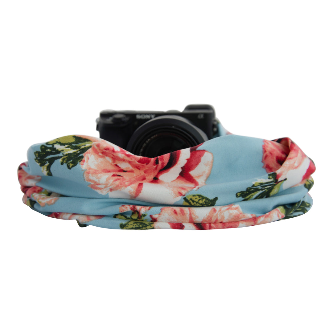 Monet pocket scarf camera strap