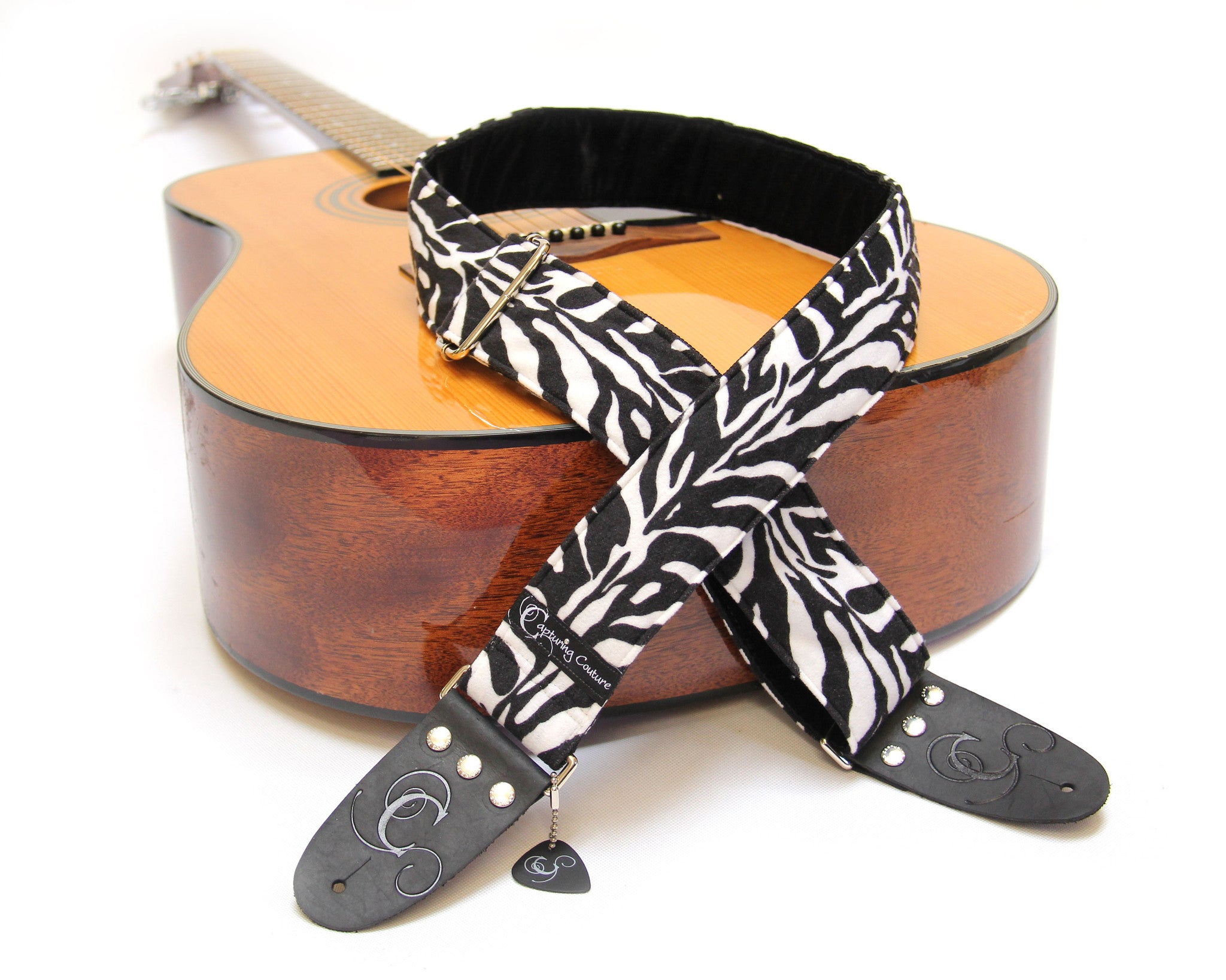 Zebra 2" Guitar Strap