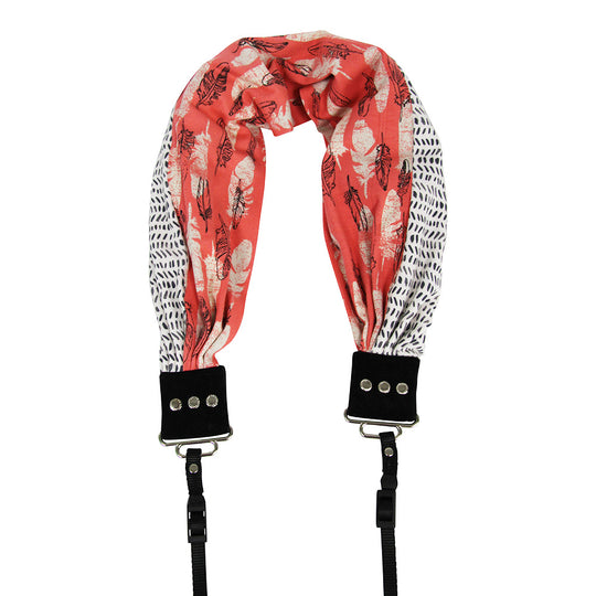 Emma Kyla pocket scarf camera strap, full length