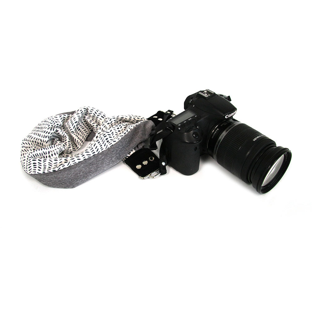 Kyla Sasha pocket scarf camera strap