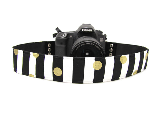 Harper camera strap, front view