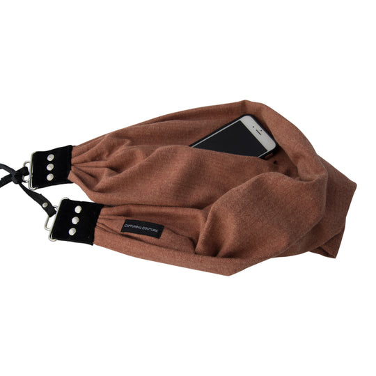 Shetland Flannel pocket scarf camera strap