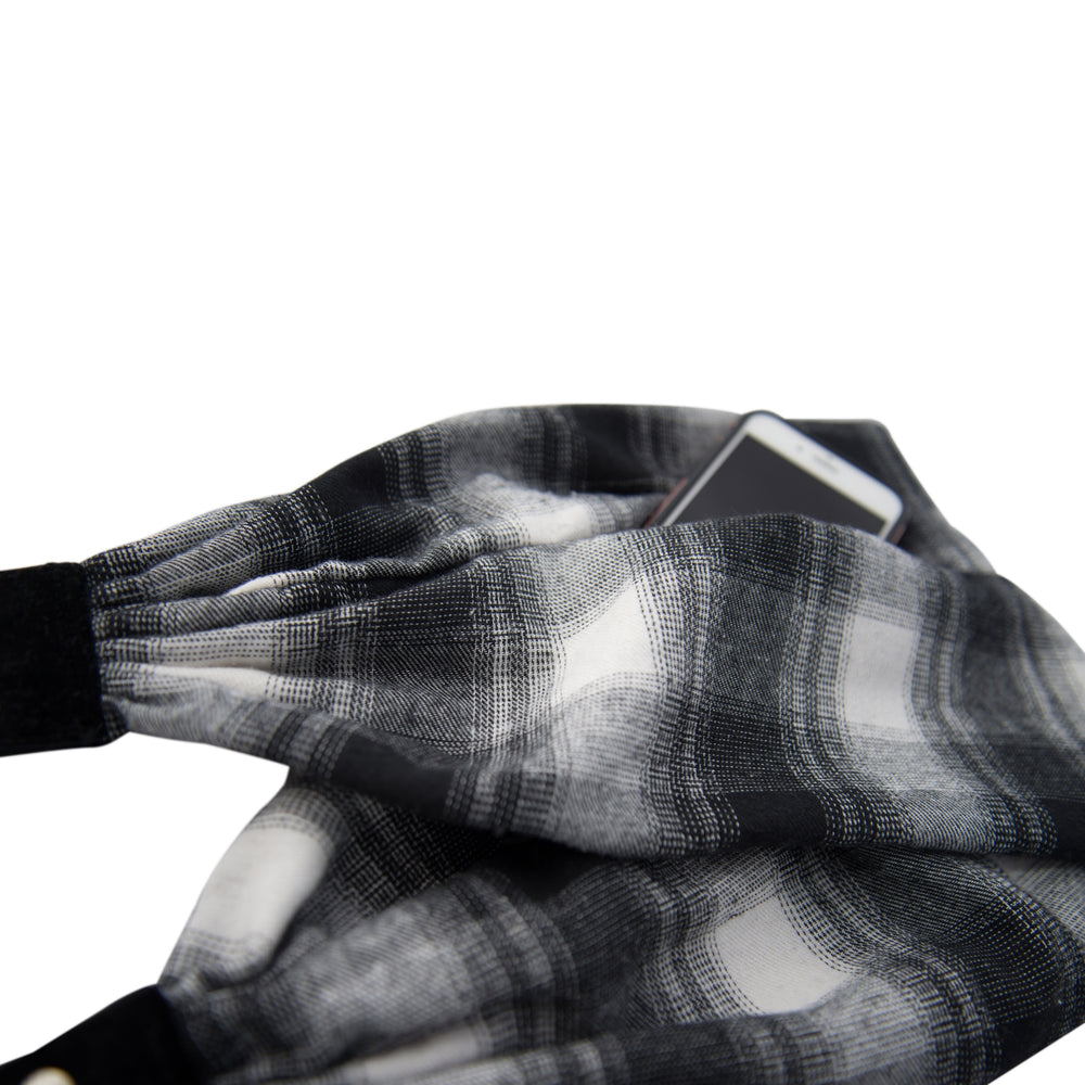 Tahoe Flannel pocket scarf camera strap