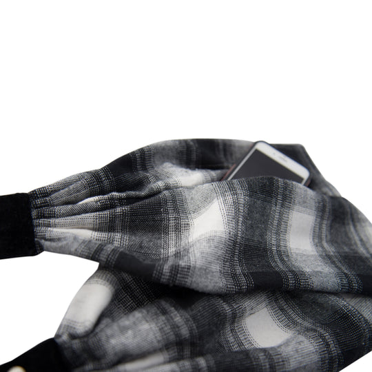 Tahoe Flannel pocket scarf camera strap