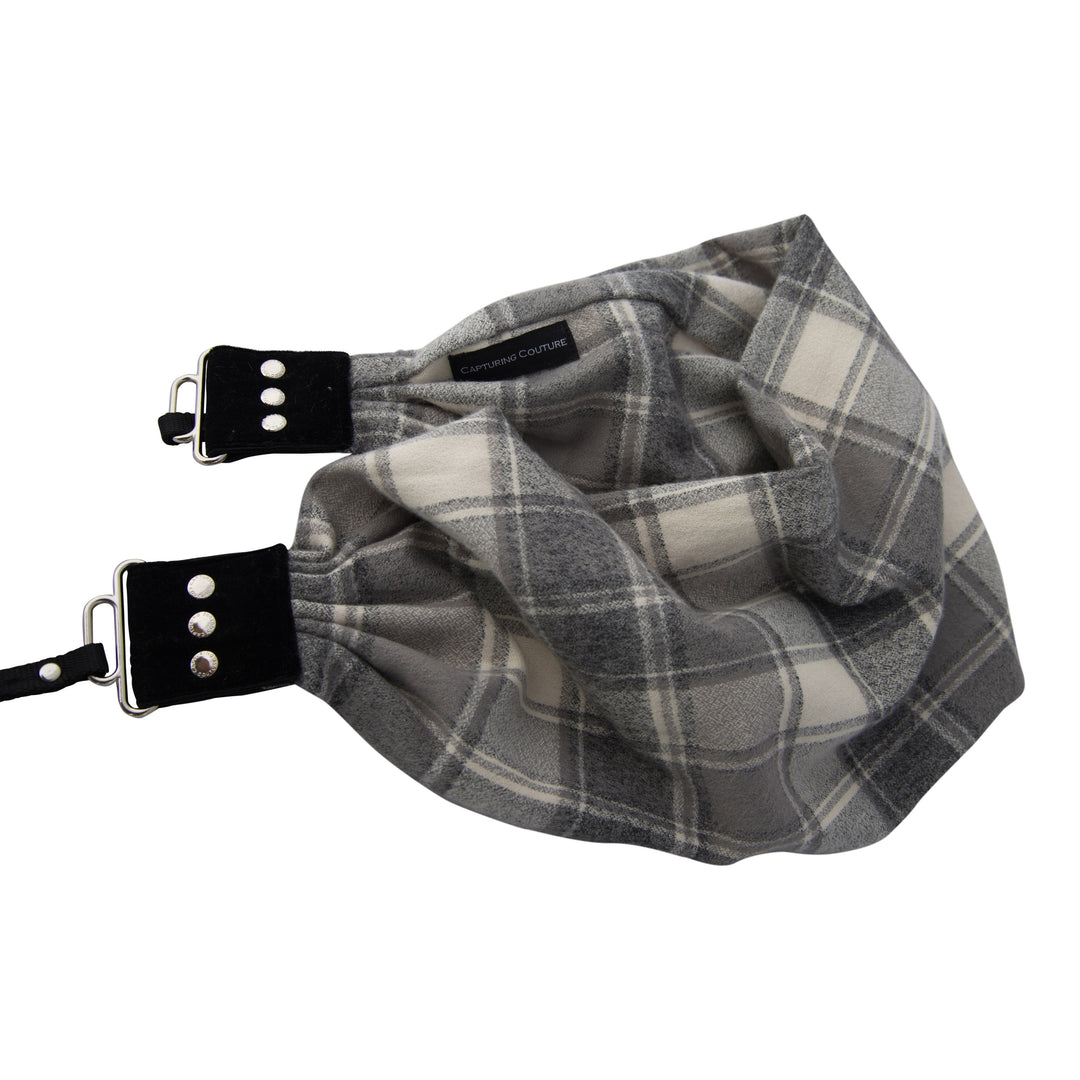 Tahoe Flannel pocket scarf camera strap
