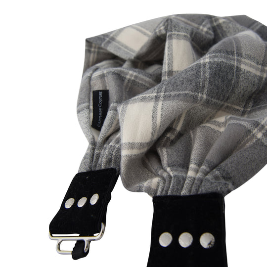 Tahoe Flannel pocket scarf camera strap