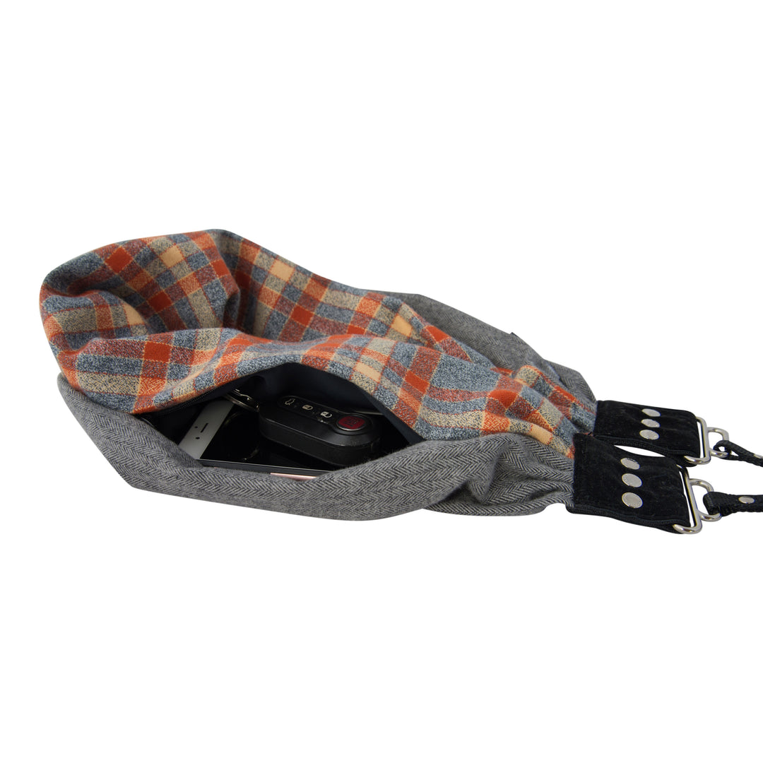 Mix|Match Flannel pocket scarf camera strap