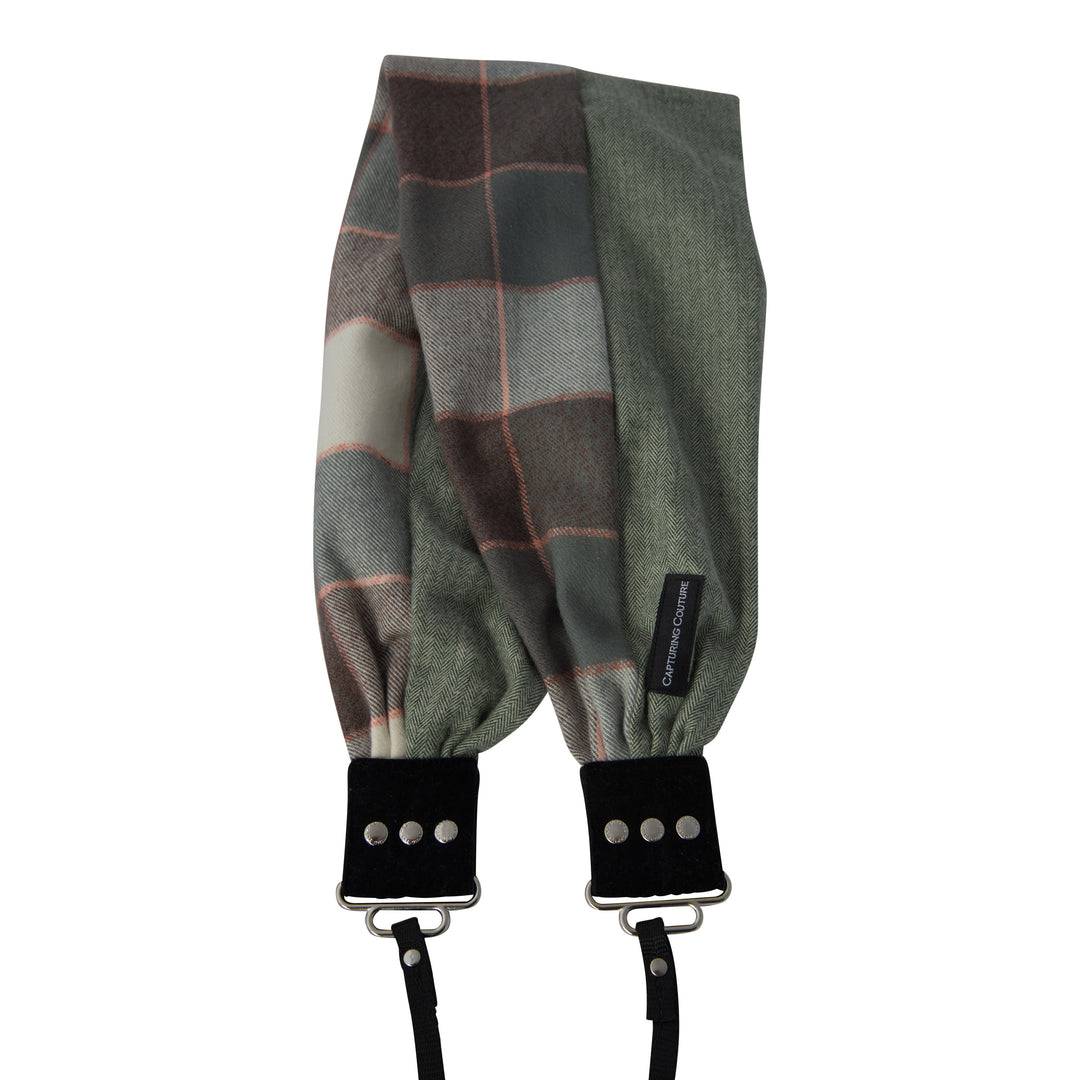 Mix|Match Flannel pocket scarf camera strap