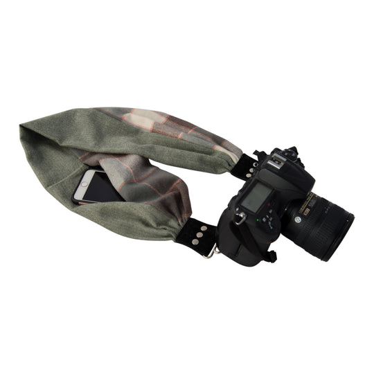 Mix|Match Flannel pocket scarf camera strap
