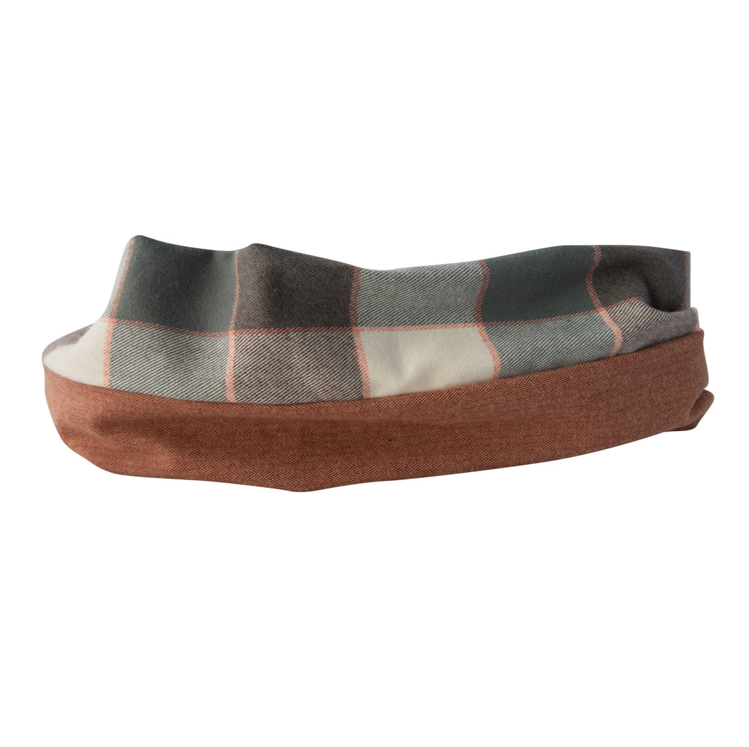 Mix|Match Flannel pocket scarf camera strap in Shore Spice