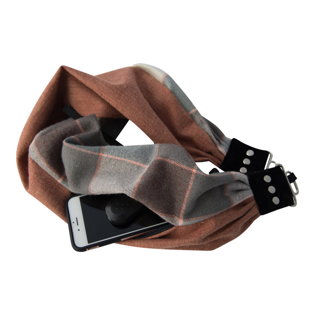 Mix|Match Flannel pocket scarf camera strap