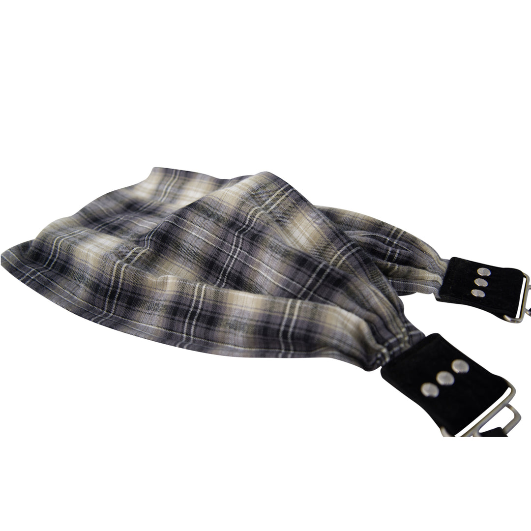 Tahoe Flannel pocket scarf camera strap