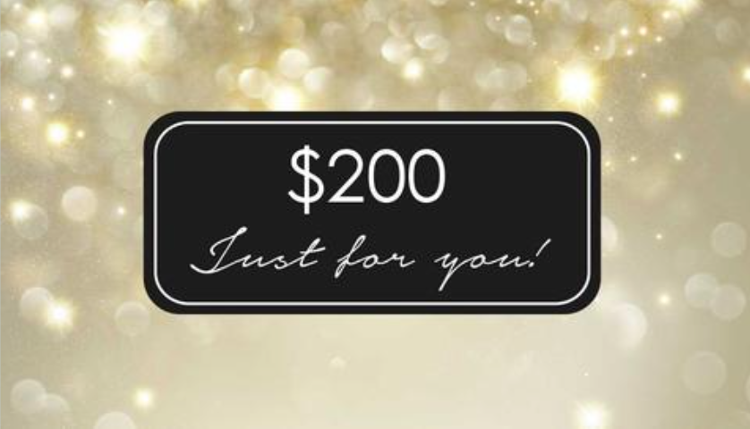 Gift Cards - $25.00 up to $200.00