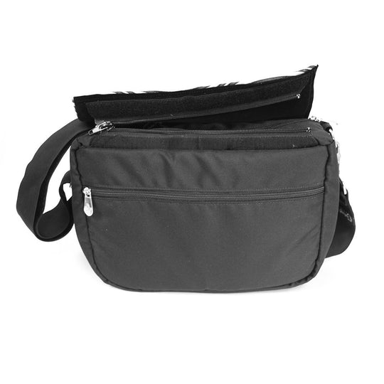 Serenity Rock Zip|Switch convertible camera bag, showing the zip-off flap